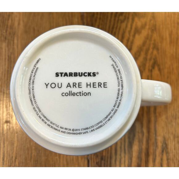 Starbucks “You Are Here”Collection Maryland Mug Cup 14 fl oz Crab Harbor Scene - Picture 4 of 5